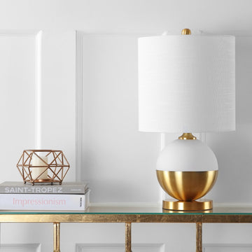 Carr 23.5" Ceramic/Metal LED Table Lamp - JONATHAN Y